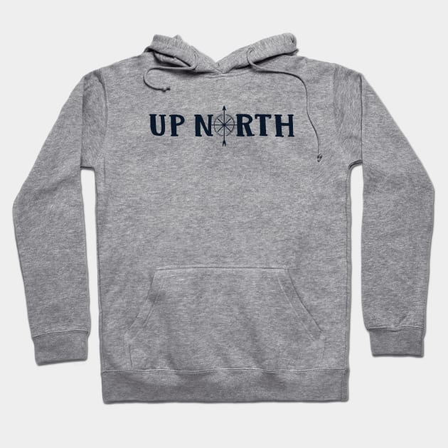 Up North Compass Hoodie by GreatLakesLocals